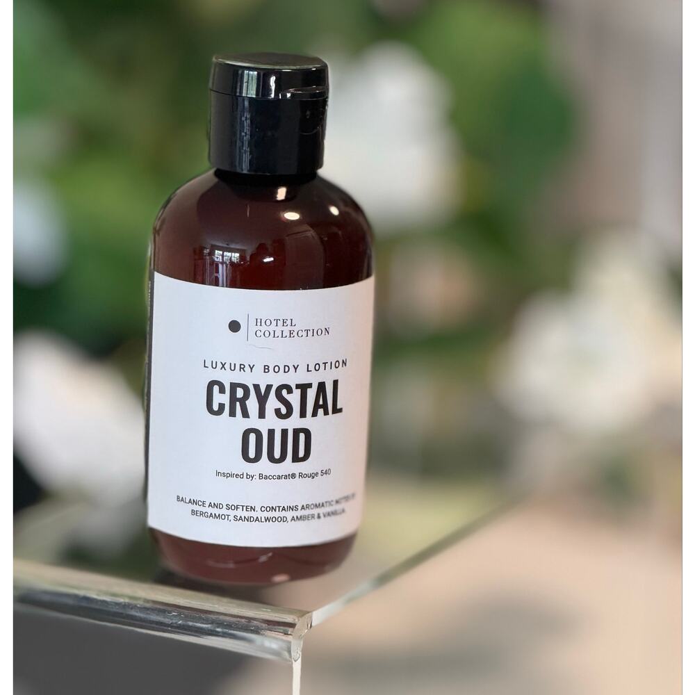 Hotel- Inspired  Body Lotion 
 "Crystal Oud "3.38fl oz travel size